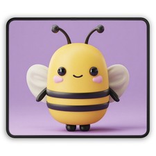 Cute Kawaii Bee Gaming Mouse Pad | Cartoon Bee Desk Mat picture