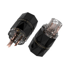 Pair VIBORG VM503 Pure Red Copper US Power Plug HiFi Power Cable IEC Connector picture