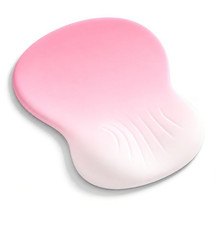 Gradient Wrist Rest Mouse Pad Ergonomic Hand Support Soft Pink picture