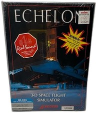 Echelon 3D Space Flight Simulator MS-DOS 3 5 Inch Disk Access Software 1988 picture