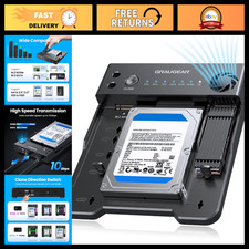 M.2 NVMe & SATA SSD/HDD Docking Station Cloner - Fast Data Transfer, USB 3.0 picture