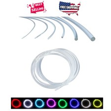 16.4ft PMMA Fiber Optic Cable Transparent Side Glow for Indoor Outdoor Use picture