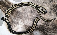 Mechcables Custom Cables for PC - 5 count (motherboard, 3x PCIE, CPU) Gold/Black picture