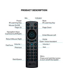 G20S PRO 2.4G & BT5.0 Dual Mode Wireless Air Mouse Voice Control Remote Con ZBJT picture