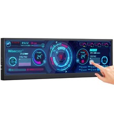 12.6 Inch Mini Touch Screen Monitor Secondary Screen FHD IPS Stretched Bar Lcd D picture