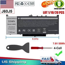 ✅LOT J60J5 Battery For Dell Latitude E7270 E7470 R1V85 MC34Y 242WD PDNM2 55Wh picture