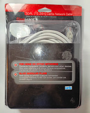 GigaWare Cat5e 50 ft RJ-45 to RJ-45 Gold Plated Network Cable White picture
