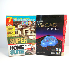 Punch Software viaCAD Pro v6.0 & Super Home Suite CD ROM Sets picture