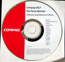 Compaq 5017 Flat Panel Monitor-Softfware and Referance Library {2002 DISK ONLY} picture