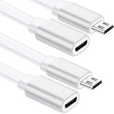 Sumind 2 Pcs Micro USB Extension Cable 10 ft/ 3 Meters, Micro USB Power Exten... picture