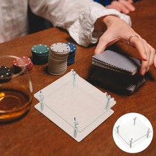 2 Pcs Business Card Flattening Device Acrylic Corrector Display Cards picture