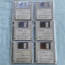 Vintage PC Computer Software IBM 1988 Display Graphics Drivers 3.5” Floppy Disk picture