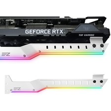 EZDIY-FAB 309EZ GPU Video Card Holder Support Bracket ARGB White picture