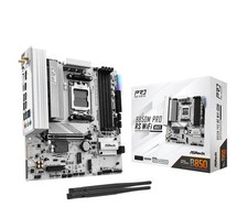 ASRock B850M Pro RS WiFi White AMD AM5 Micro-ATX Motherboard, White Edition, ... picture