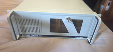 Advantech Industrial Computer 610 Desktop Industrial Gray Key-Lock Front picture