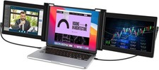 Vodzsla Triple Portable Monitor for Laptop,Full HD IPS 11.6'' Dual Monitor  picture