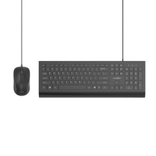 Rocstor Premium CK1 Wired Keyboard and Mouse Combo - Black - 104-Key Y10P024-B1 picture