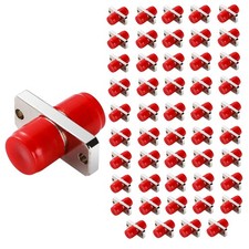 50 PCS FC to FC Coupler Fiber Optic Adapter Simplex Connecting Converter Plug picture