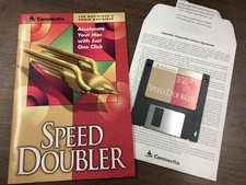 Vintage Macintosh software :  SPEED DOUBLER   3-1/2