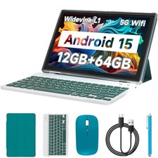 Cupeisi Tablet Keyboard 2026 Latest 10.1 Inch 2 In 1 Tablets 12Gb Ram64Gb Rom picture