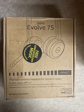 Jabra Evolve 75 GN Stereo Wireless Bluetooth Headset/Music Headphones picture