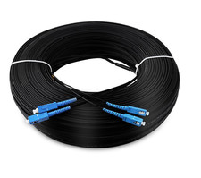 1/2 core Fiber Optic Cable Jumper Outdoor SC Duplex FTTH Drop Patch Cord SC - SC picture