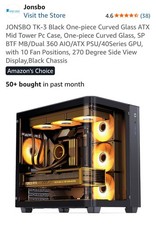 JONSBO TK3 Black ATX PC Case picture