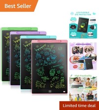 4 Pack 8.5-Inch LCD Doodle Boards - Perfect Educational Gifts for Toddlers 3-8 picture