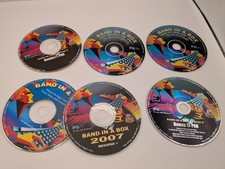 PG Music Band In A Box 2007 Mega Pak Lot Of 6 Disks for Windows  Win95 picture