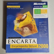 Microsoft Encarta Multimedia Encyclopedia 2000 SOFTWARE Windows 95/98, Brand New picture