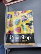 Broderbund The Print Shop Premier Edition 5.0 1997 Book Only Graphics Reference picture