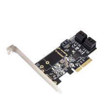 Open Box-5 port Non-RAID SATA III 6Gbp/s PCI-e x4 Controller Card - SI-PEX40139 picture
