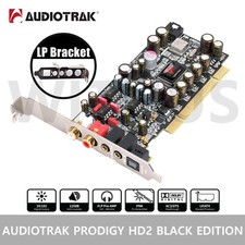 AUDIOTRAK PRODIGY HD2 BLACK EDITION PCI Sound Card 2CH 120dB= picture