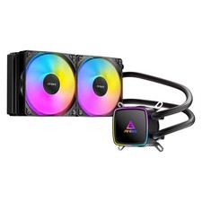 High-Performance 240mm ARGB Liquid CPU Cooler, Dual 120mm PWM Fans, Intel & AMD picture
