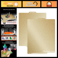 Textured PEI Build Plate 256x256mm with QR Code, Good Adhesion for 3D Printers, picture