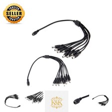 Reliable 2-Pack DC Y Adapter - Power 8 Security Cameras with One Connection picture