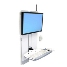 Ergotron 60-593-216 StyleView High Traffic Area Vertical Keyboard Lift (White) picture