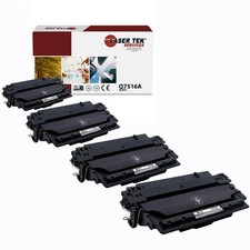 4Pk LTS 16A Q7516A Black Compatible for HP LaserJet 5200 5200dtn Toner Cartridge picture
