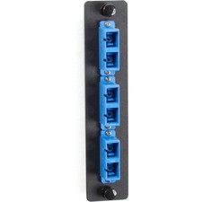 Black Box JPM450 Series Low Density 3xSC Duplex Ceramic Fiber Adapter Panel picture