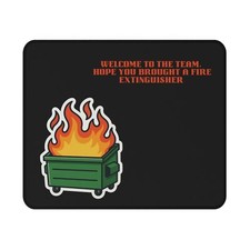 Sarcastic Office Mouse Pad | Welcome to the Team | Funny Gift | Job Humor picture