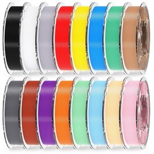 16 Color 3D Printing Filament Bundle 1.75mm PLA Plus - 200g Spools, Accurate +/- picture