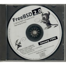 FreeBSD 2.0 Walnut Creek CDROM January 1994 UNIX OS Operating System Vintage CD picture