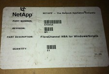NetApp X1085A FCP HBA WINDOWS SOLARIS HOST ATT 111-00161- NEW /  picture