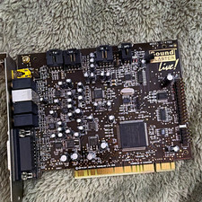 Creative Labs Sound Blaster Live CT4760 PCI 5.1 Sound Card 3.5mm MIDI I/O picture