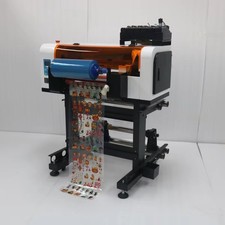 A3+ Automatic Dual XP600 UV Crystal Label Printer White Ink Mixing  picture