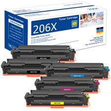 W2110A Fits For HP 206A 206X Toner W2110X Laserjet Pro MFP M283cdw M255dw Lot picture