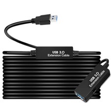 50FT USB 3.0 Extension Cable Cord Active USB Type A Male to Female Powered picture