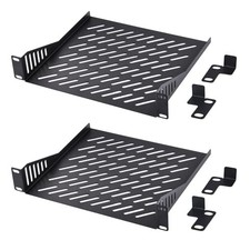 1U Rack Mount Shelf for 10 inch Server Rack, Vented Cantilever Tray picture
