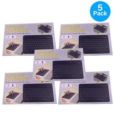 Wireless Bluetooth Keyboard Ultra Slim Rechargeable 5 Pack New picture