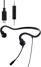 ELECOM Bone Conduction Earphones with Microphone Wired Type-C Headset picture